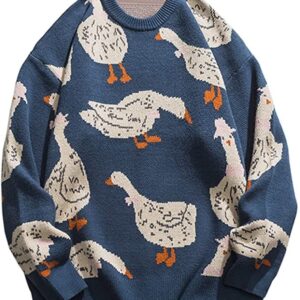 Aelfric Eden Oversized Duck Graphic knit Sweater